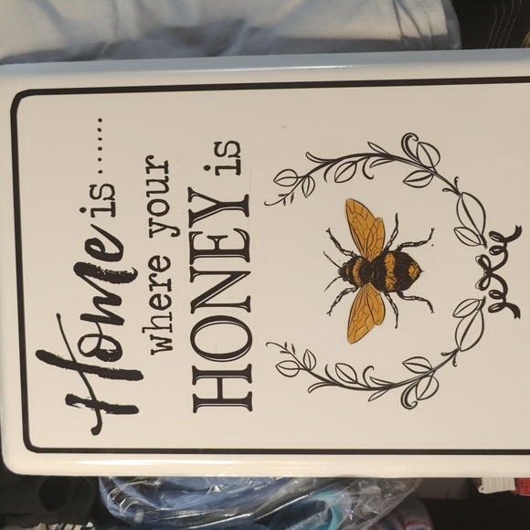 ✔️Tin decor honey bee - Picture 1 of 2